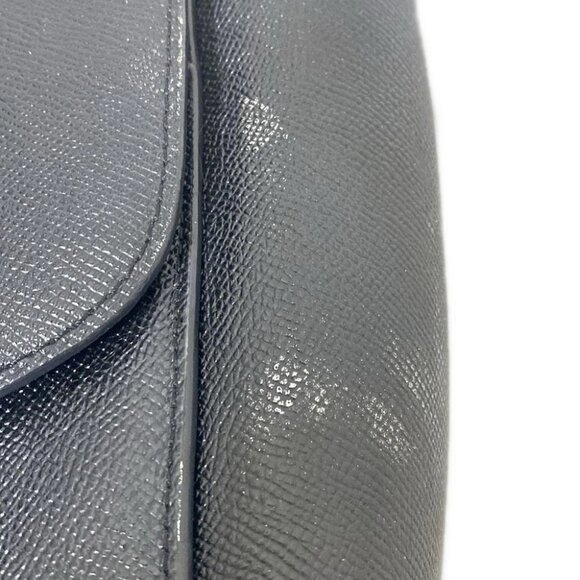 COACH Cross grain leather Avery tote F48629 Black Leather - Tote Bag - Picture 8 of 10